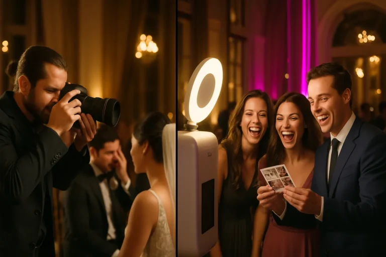 Photobooth ou photographe pour votre mariage ?