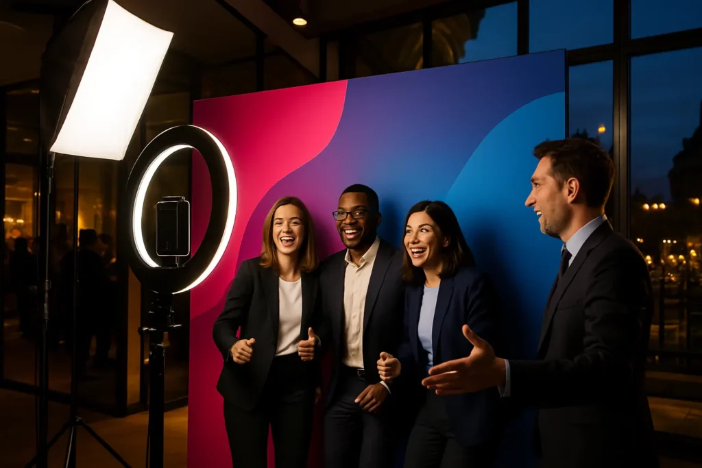 Location videobooth Paris — L&rsquo;animation vidéo événementielle qui fait le buzz